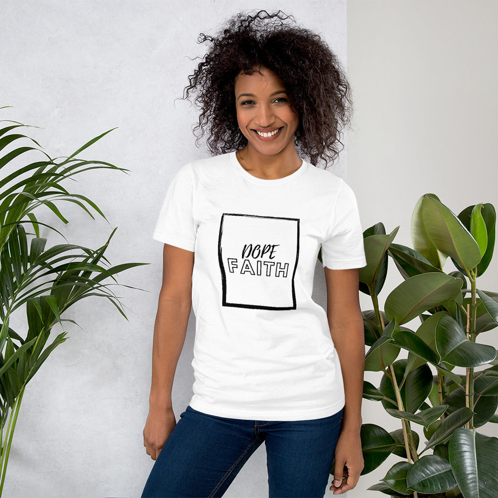 DOPE FAITH Short-Sleeve Unisex T-Shirt