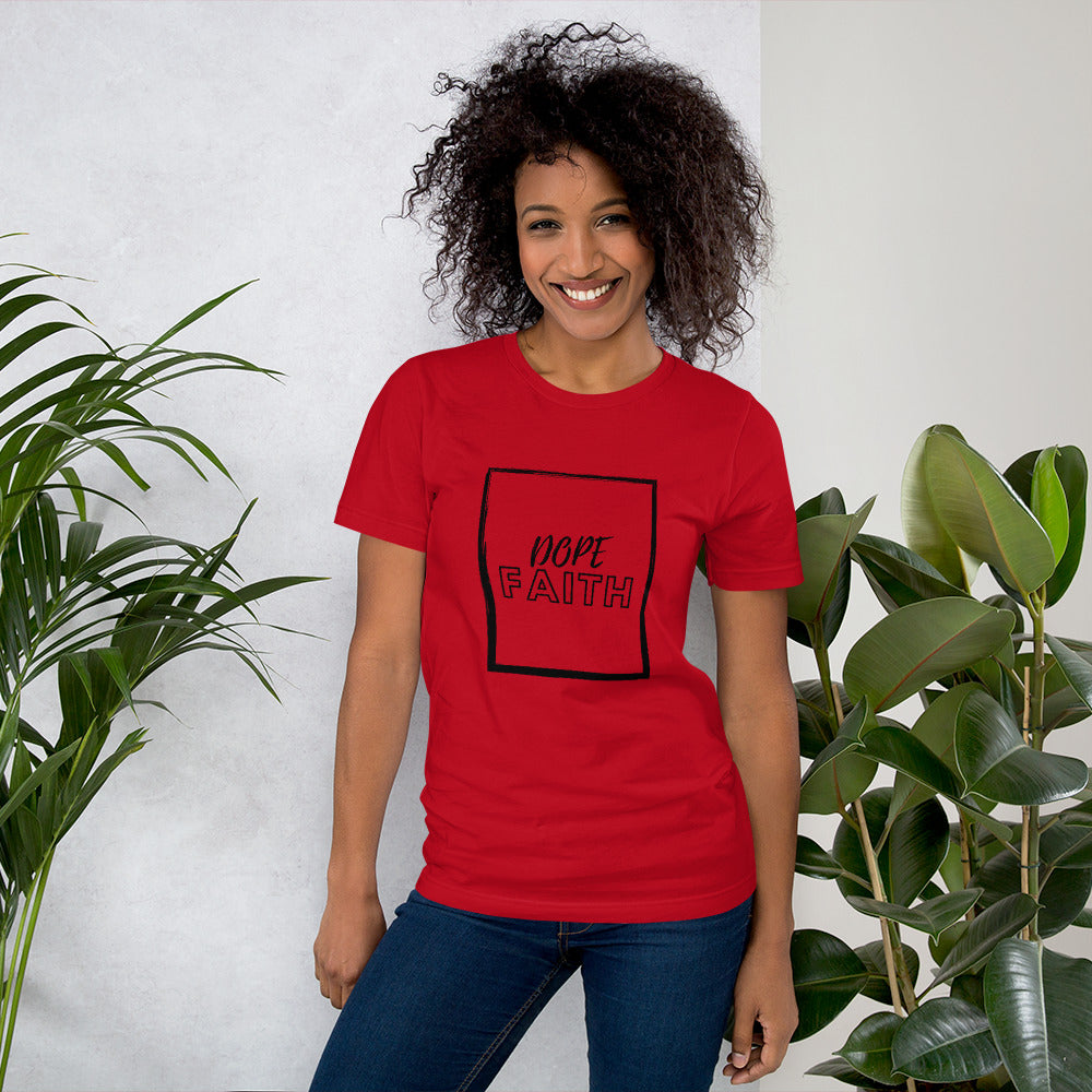 DOPE FAITH Short-Sleeve Unisex T-Shirt