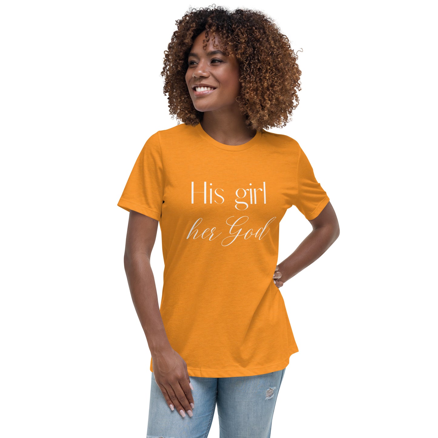 His girl her God Women's Relaxed T-Shirt